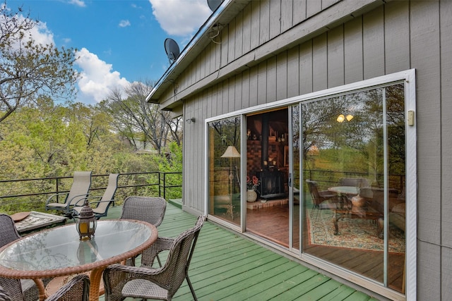 1867 Chaparral Dr, Gainesville, TX 76240 - view of wooden terrace