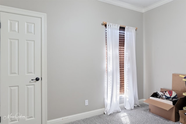 2228 Grapevine Ln, Haughton, LA 71037 - carpeted bedroom with ornamental molding and baseboards