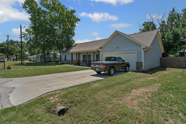 3407 Holbrook Rd, Springtown, TX 76082 - ranch-style home featuring an attached garage, driveway, and a shingled roof