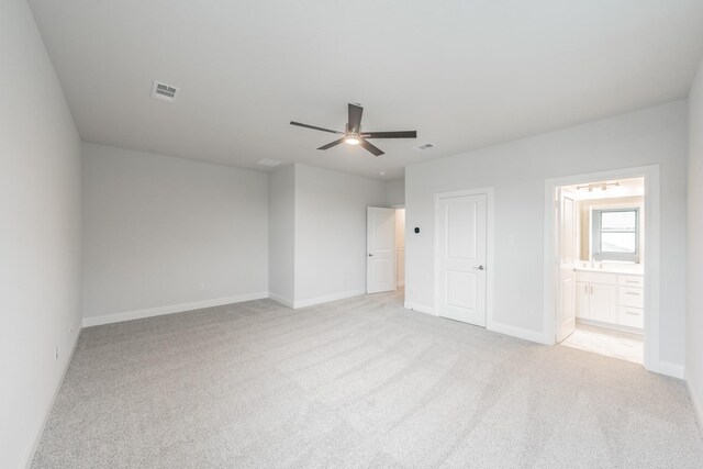 9709 Thorncrown Ln, Fort Worth, TX 76179 - unfurnished bedroom featuring light colored carpet, baseboards, and ensuite bathroom