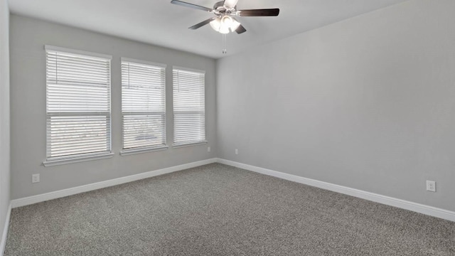 1913 Brindle St, Northlake, TX 76247 - carpeted spare room featuring ceiling fan, plenty of natural light, and baseboards