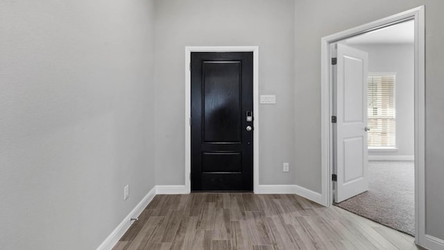 1913 Brindle St, Northlake, TX 76247 - foyer entrance with wood finished floors and baseboards