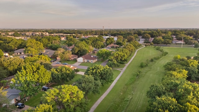 7357 Channel View Dr, Fort Worth, TX 76133 - aerial perspective of suburban area featuring a tree filled landscape