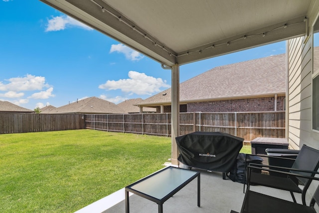 1904 Tomahawk Trl, Aubrey, TX 76227 - view of yard featuring a patio