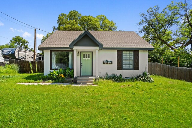 4104 Meandering Ct, Lakeside, TX 76135 - view of front facade with stucco siding and roof with shingles