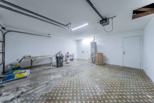 1725 Camara Ct, Grand Prairie, TX 75051 - garage featuring water heater and a garage door opener