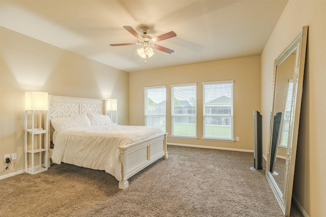 7314 Boulder Star Way, Temple, TX 76502 - carpeted bedroom featuring ceiling fan and baseboards