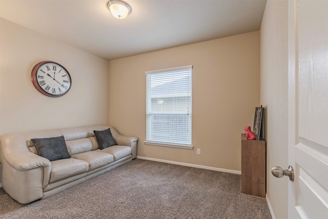 7314 Boulder Star Way, Temple, TX 76502 - living area featuring carpet flooring and baseboards