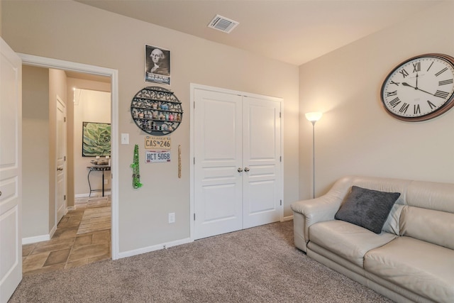 7314 Boulder Star Way, Temple, TX 76502 - sitting room featuring baseboards and light colored carpet