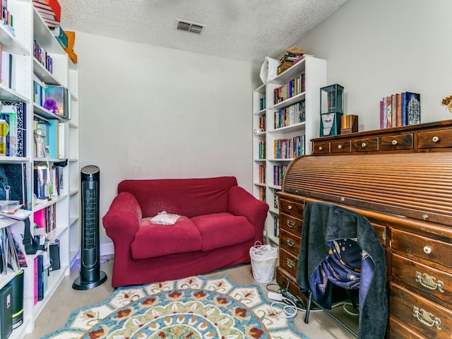 508 Billie Ruth Ln, Hurst, TX 76053 - home office with a textured ceiling