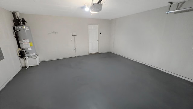7305 Moon Ridge Ct, Fort Worth, TX 76133 - garage with gas water heater and a garage door opener