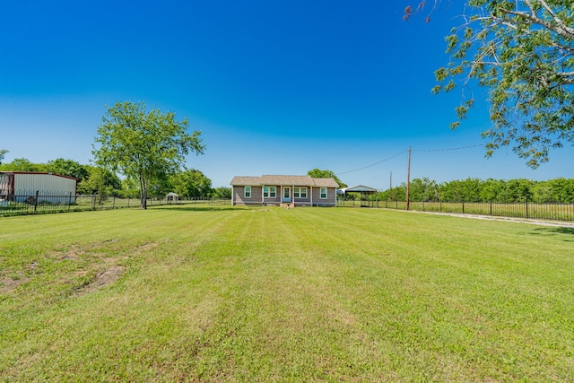 7510 County Road 118, Kaufman, TX 75142 - view of yard featuring a view of rural / pastoral area