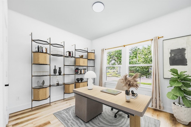 2927 Valentine St, Dallas, TX 75215 - office with light wood finished floors