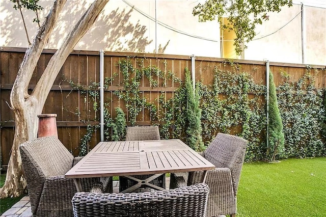 3660 Belvedere Ct, Dallas, TX 75219 - balcony featuring outdoor dining space