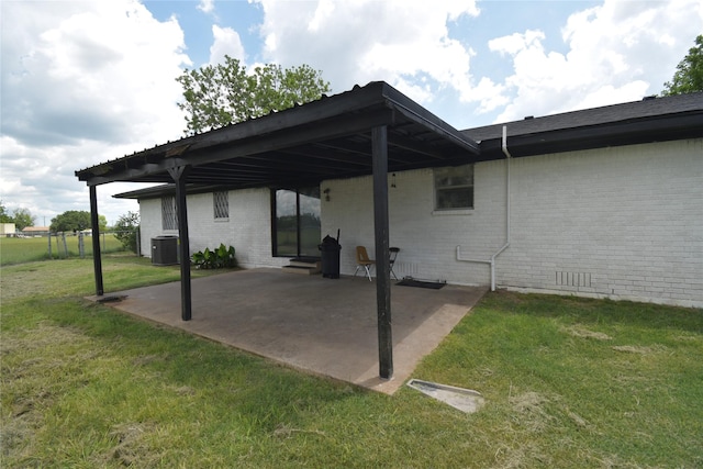 112 Big Bass Rd, West, TX 76691 - view of patio / terrace with cooling unit and an attached carport