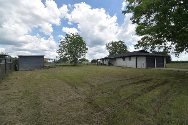 112 Big Bass Rd, West, TX 76691 - view of yard featuring an outbuilding