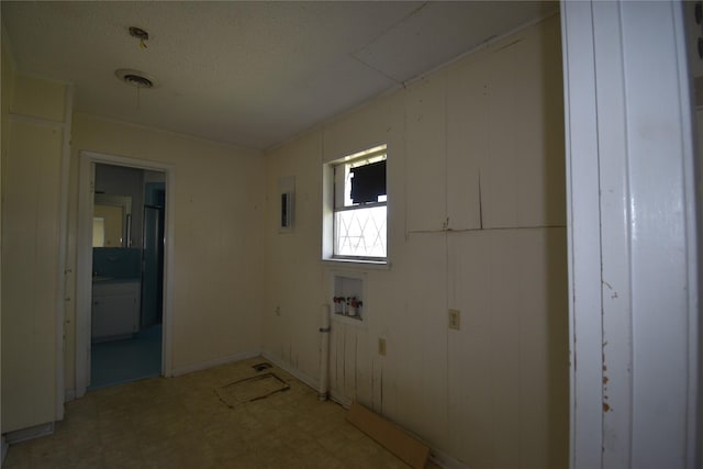 112 Big Bass Rd, West, TX 76691 - hall featuring light floors and electric panel