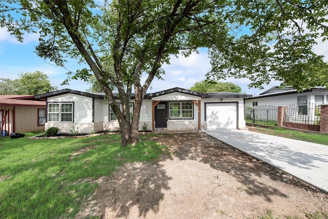 4320 Carmel Ave, Fort Worth, TX 76119 - single story home with a garage and concrete driveway