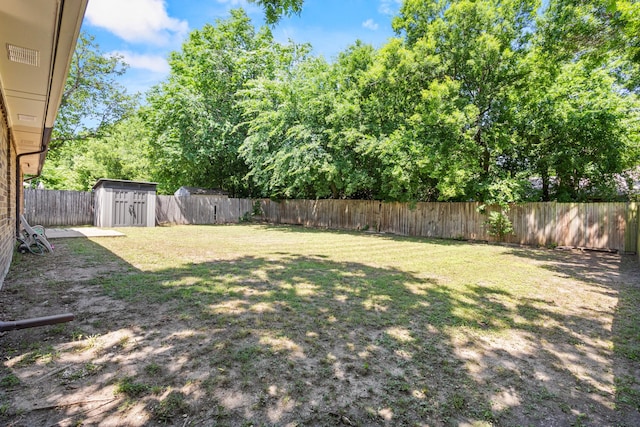 1530 Lime Leaf Ln, Duncanville, TX 75137 - view of yard with a storage unit and an outdoor structure