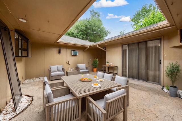 view of patio / terrace with outdoor dining space