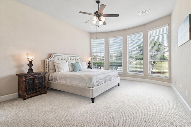 801 Shadow Hill Dr, Prosper, TX 75078 - carpeted bedroom featuring baseboards and ceiling fan