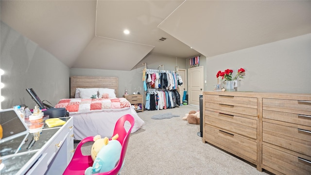 12046 Erin Ln, Fort Worth, TX 76179 - carpeted bedroom featuring lofted ceiling