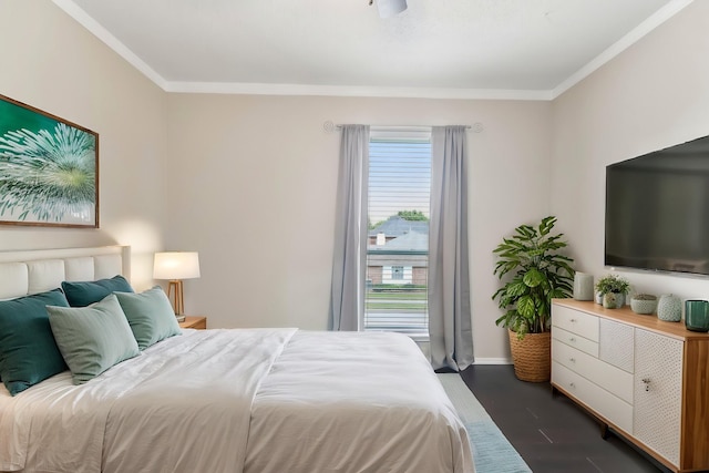 11003 Canoe Rd, Frisco, TX 75035 - bedroom with crown molding and baseboards