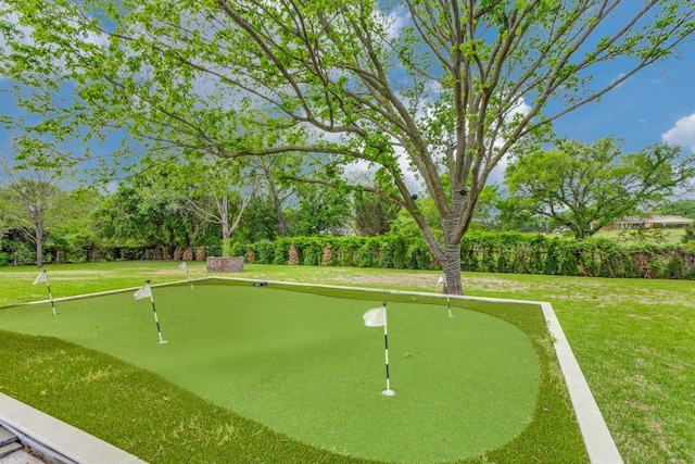 7212 John Mccain Rd, Colleyville, TX 76034 - view of community featuring a putting area and view of scattered trees