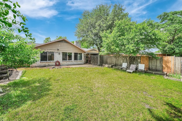 1717 Melrose St, Garland, TX 75042 - view of yard featuring a patio area