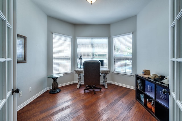 13348 Torrington Dr, Frisco, TX 75035 - office space with dark wood-style floors and baseboards