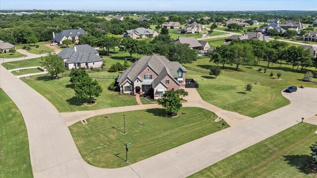 1085 Forest Bend Ct, Cross Roads, TX 76227 - aerial perspective of suburban area