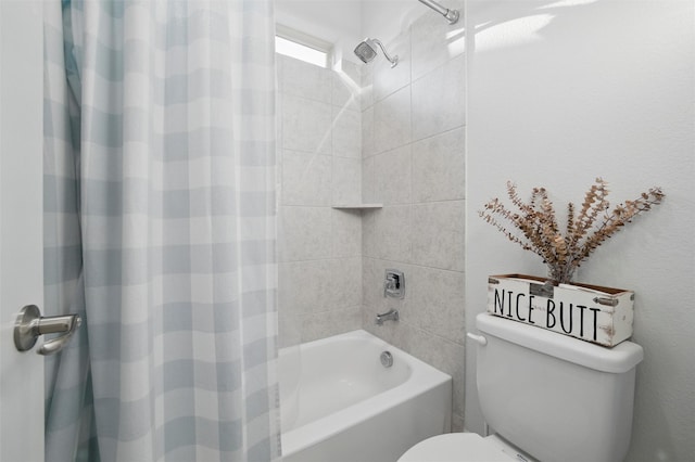 1105 Collared Dove Dr, Little Elm, TX 75068 - full bath with toilet and shower / tub combo with curtain