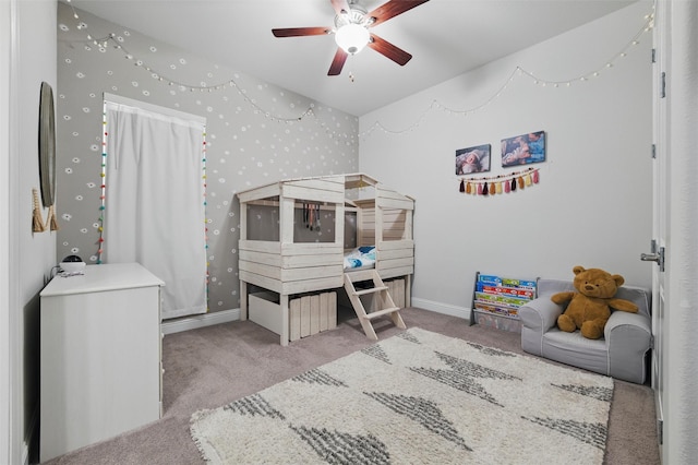 1105 Collared Dove Dr, Little Elm, TX 75068 - carpeted bedroom featuring baseboards and wallpapered walls