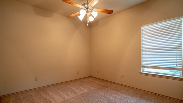 810 Prairie Wind Blvd, Stephenville, TX 76401 - empty room with light colored carpet, a ceiling fan, and baseboards