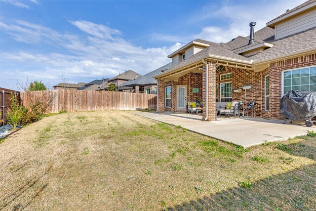 1324 Needle Cactus Dr, Fort Worth, TX 76177 - view of yard featuring a patio