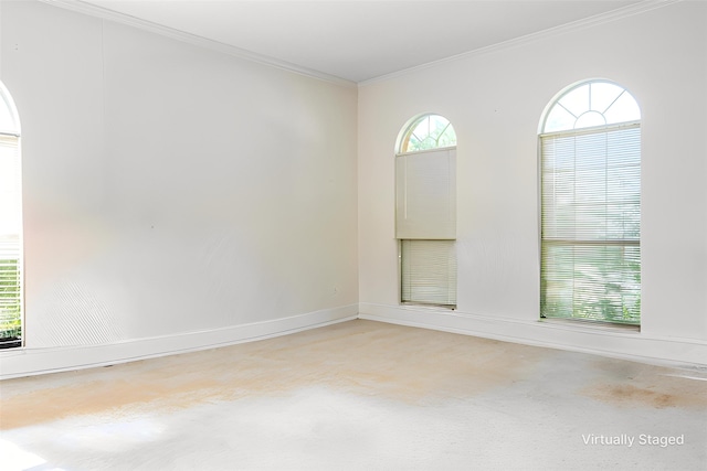 1325 Bentley Dr, Carrollton, TX 75006 - empty room with ornamental molding and baseboards