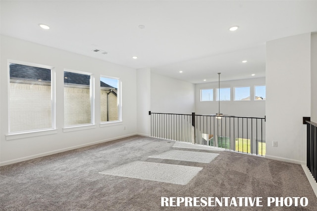 130 Scottish Way, Mansfield, TX 76063 - unfurnished room featuring carpet, recessed lighting, and baseboards