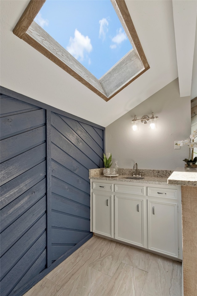 7624 Kevin Dr, Dallas, TX 75248 - bathroom with marble finish floors and vanity