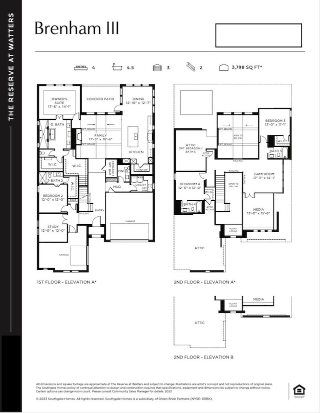2112 Wakefield Ln, Allen, TX 75013 - property floor plan