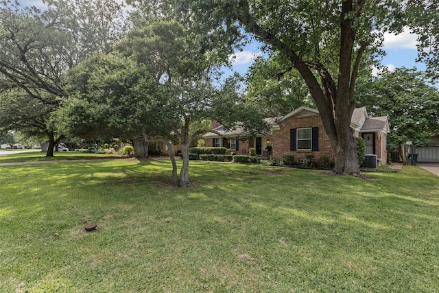 3824 Arundel Ave, Fort Worth, TX 76109 - view of front of property with brick siding and a front lawn