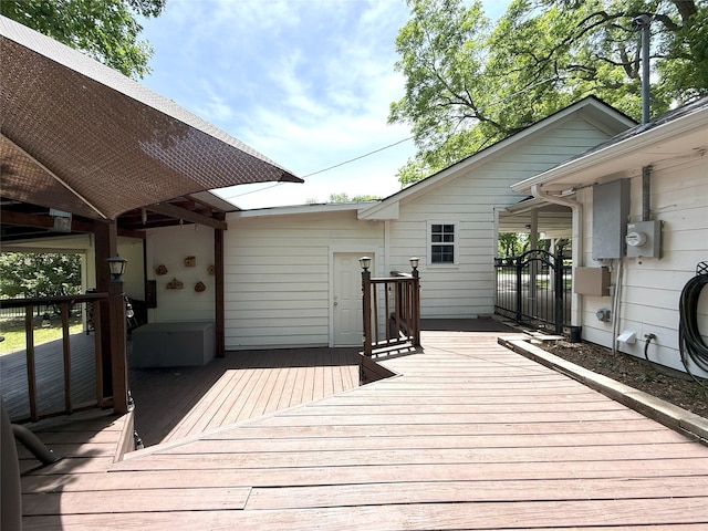3335 Hedrick Ln, Princeton, TX 75407 - view of wooden deck