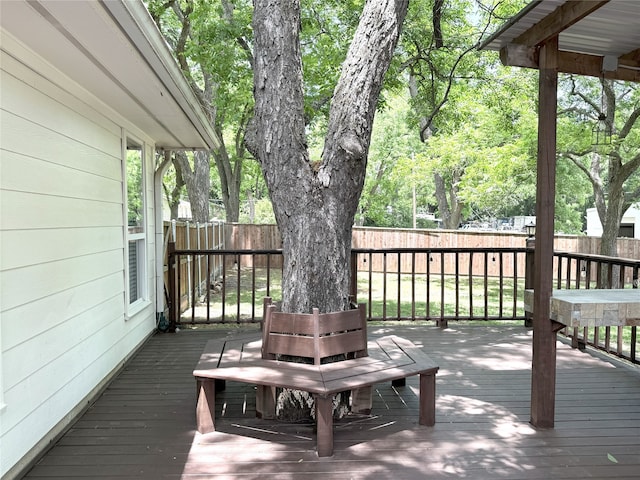 3335 Hedrick Ln, Princeton, TX 75407 - wooden deck featuring a fenced backyard