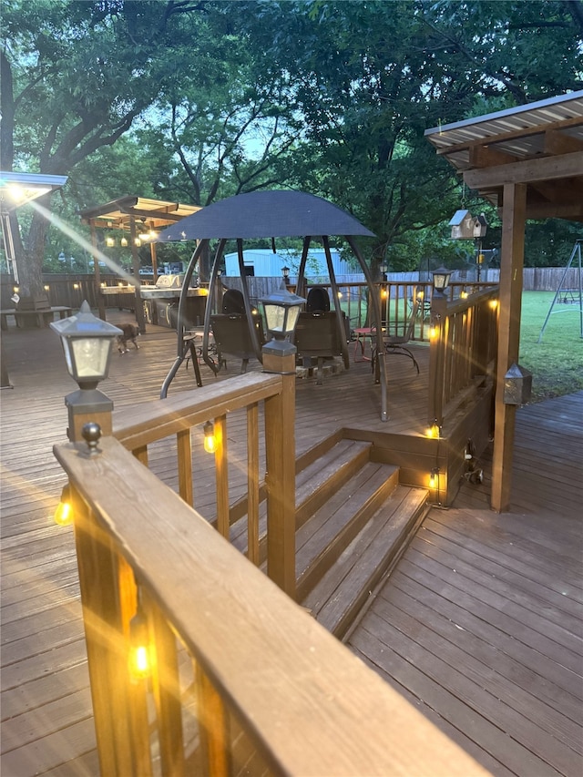 3335 Hedrick Ln, Princeton, TX 75407 - view of deck