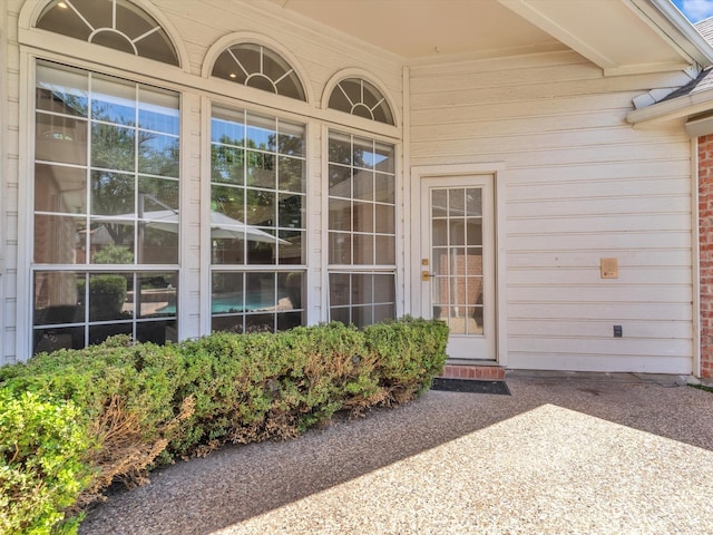 5904 Sandhills Cir, Plano, TX 75093 - property entrance with brick siding