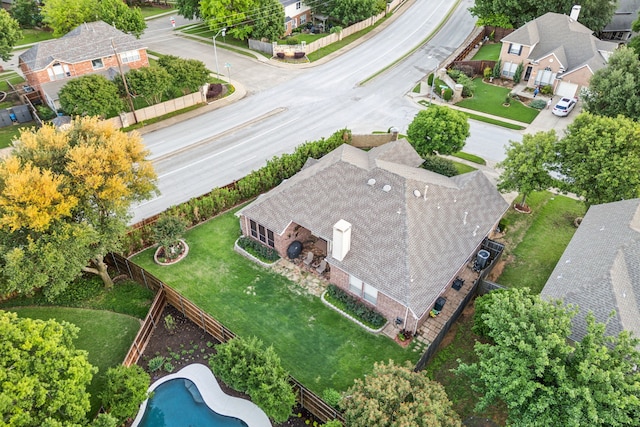 2806 Northwood St, Grapevine, TX 76051 - view from above of property