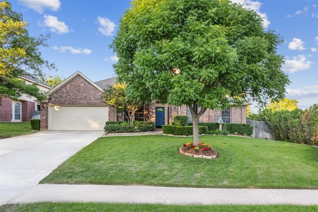2806 Northwood St, Grapevine, TX 76051 - obstructed view of property with brick siding, a garage, and driveway