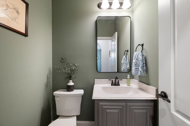923 Timber Ridge Dr, Justin, TX 76247 - bathroom with toilet and vanity