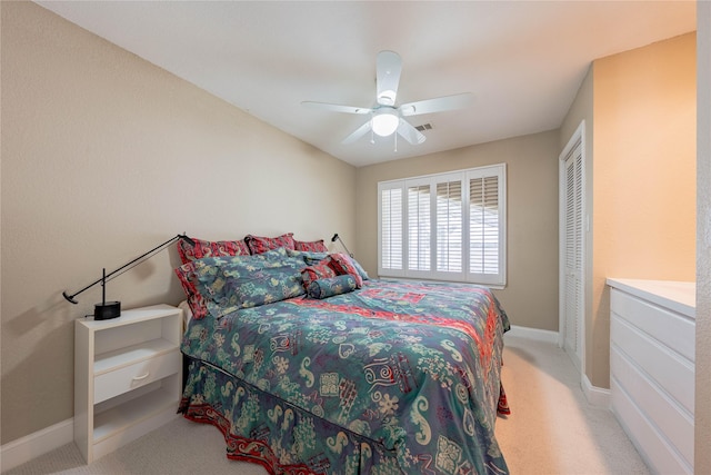 1232 Whispering Springs Dr, Tool, TX 75143 - bedroom with carpet, baseboards, and a ceiling fan