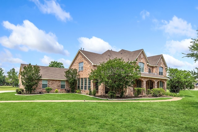 420 Bee Caves Rd, Lucas, TX 75002 - view of front facade with a front yard and brick siding