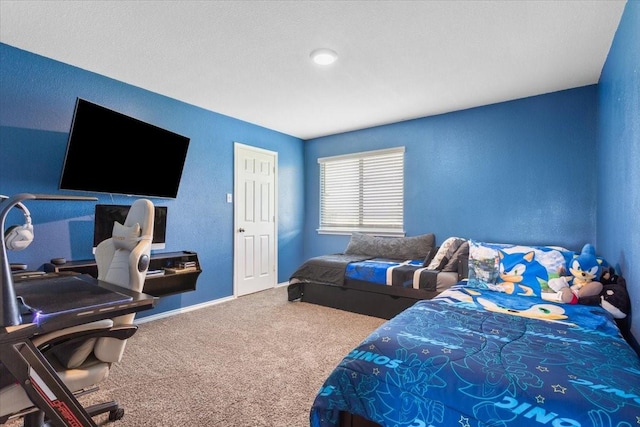 3220 Marston Rd, Lorena, TX 76655 - carpeted bedroom featuring baseboards
